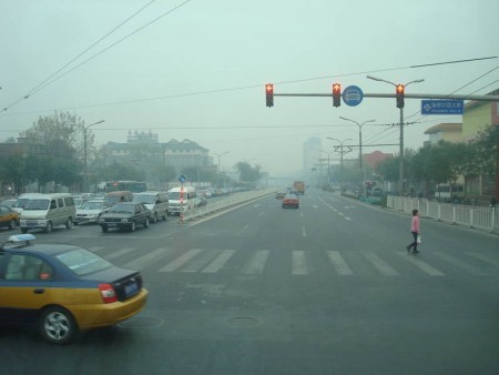 Symbolfoto für die Luftverschmutzung in Linfen