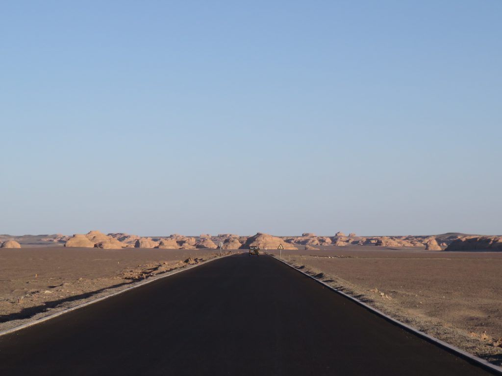 Photo: Lukas Knoflach. Facing West. Dunhuang Yardang National Park in the Northwest of Gansu province.