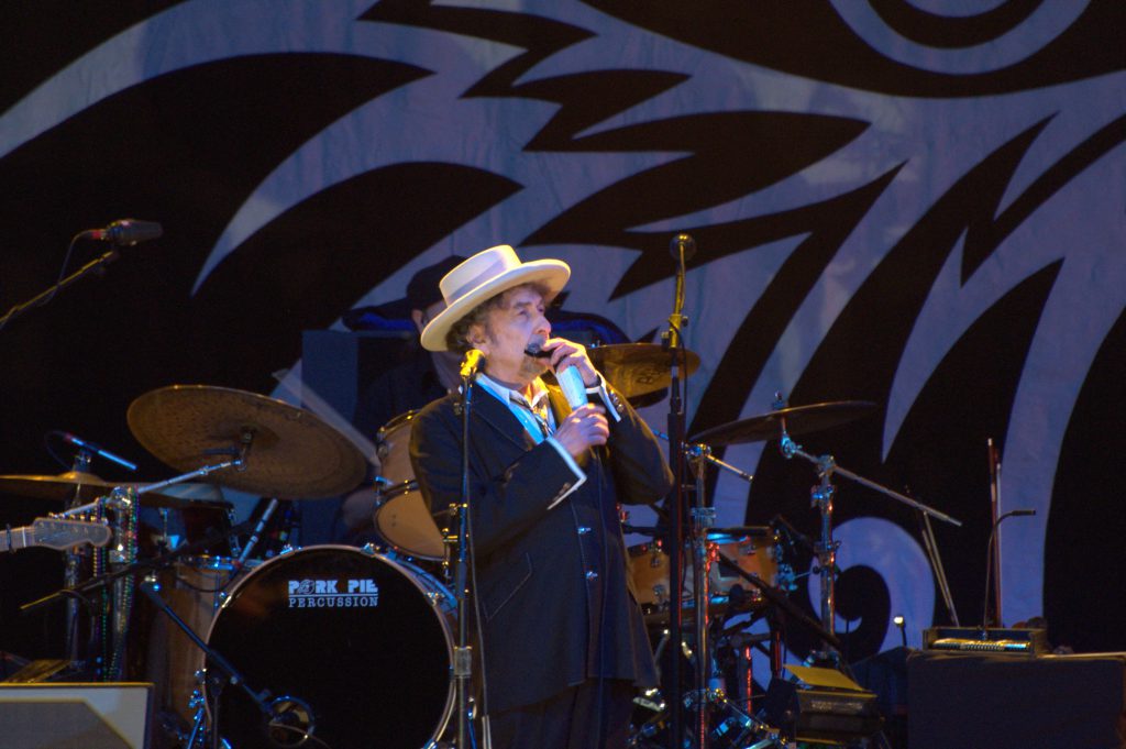 Bob Dylan - Playing at Finsbury Park, London